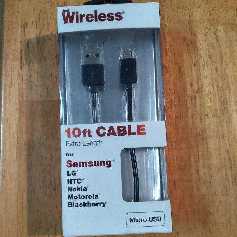 Wireless 10 ft. USB cable